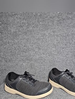 Men's Black Slip-On Style Casual Loafers with Cream Sole